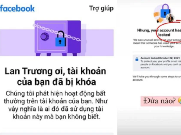 Nóng: Nhiều tài khoản Facebook bị khoá không rõ lý do