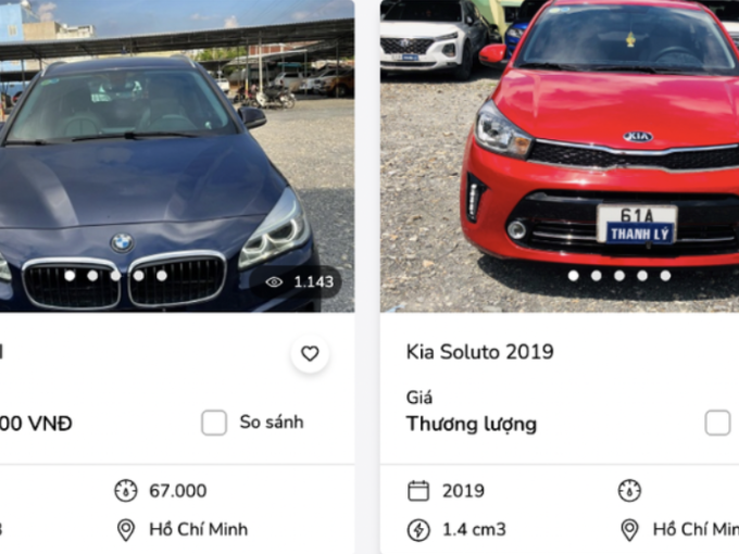 Loạt ô tô thanh lý chỉ có giá dưới 200 triệu đồng