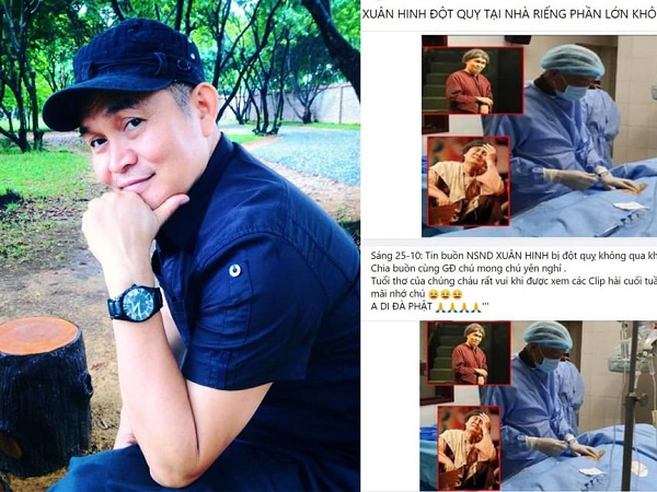 Xôn xao thông tin danh hài Xuân Hinh qua đời vì đột quỵ, người thân thiết nói gì?