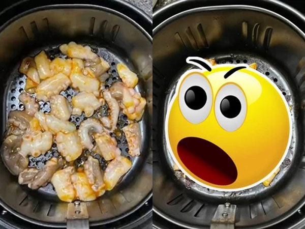 Cô gái hí hửng nướng bạch tuộc nhưng nhận về cái kết ngã ngửa, mẹ thấy vậy dặn vội: 'Đừng lấy chồng nữa nha con!'