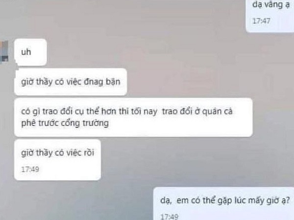 Tạm dừng giảng dạy với giảng viên để làm rõ tin đồn 'gợi ý nữ sinh đến khách sạn'