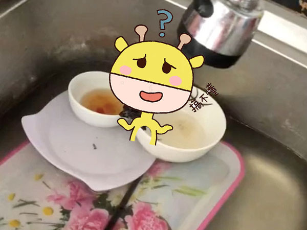 Đi vào bếp dọn dẹp, cô nàng thấy 'có điềm', soi tới bồn rửa bát thì tất cả ngã ngửa