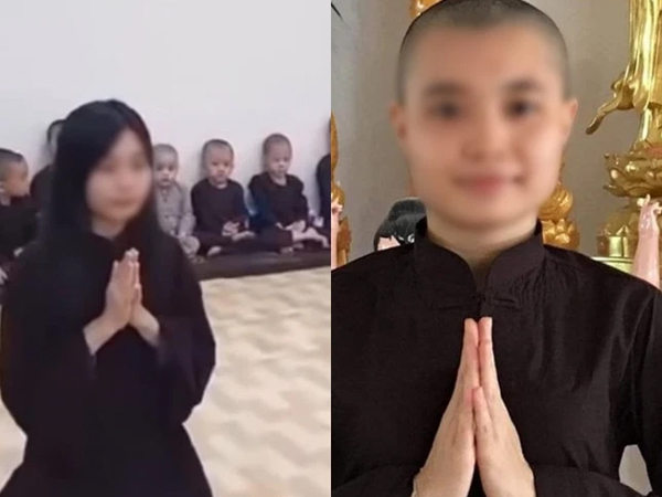 Ngoài Diễm My, thêm một cô gái xinh đẹp đã xuống tóc, đi tu tại Tịnh thất Bồng Lai, cắt đứt liên lạc với mọi người