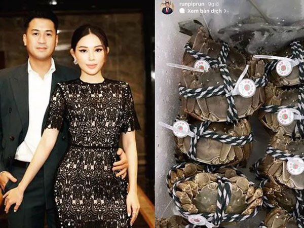 Phillip Nguyễn khoe được Linh Rin tẩm bổ bằng loài cua cực xa xỉ mà một năm chỉ được ăn một lần