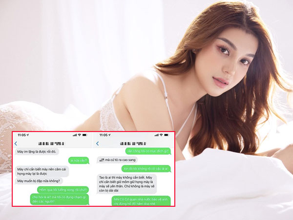 Giữa bão drama với 'nữ hoàng nội y', Lily Chen tung tin nhắn bị đe dọa sau khi bị hành hung: 'Mày muốn bị đập nữa không'