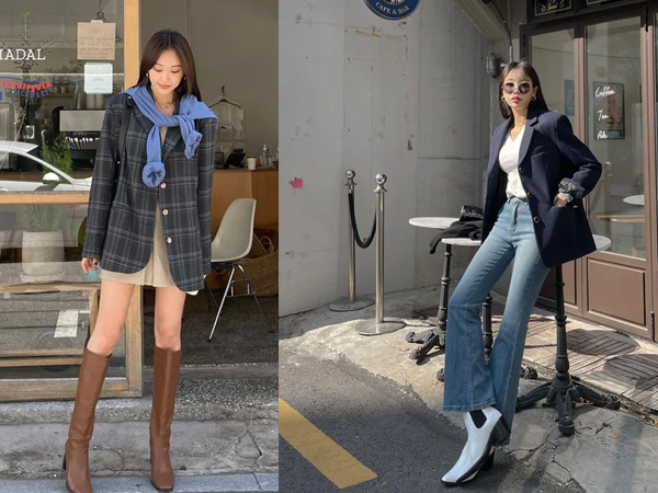 So kè gu thời trang của gái Hàn và gái Thái tuần qua: Bên diện toàn blazer, bên lên đồ chất chơi