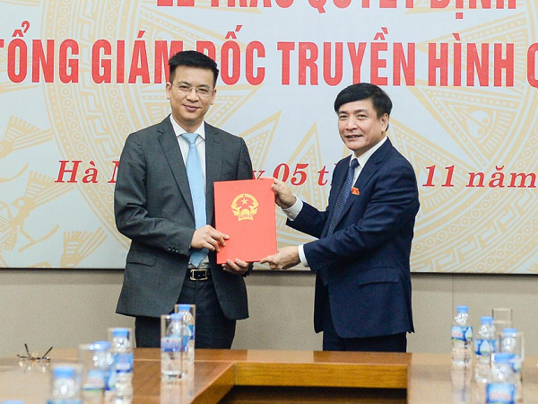 BTV Quang Minh được bổ nhiệm làm tổng giám đốc Truyền hình Quốc hội