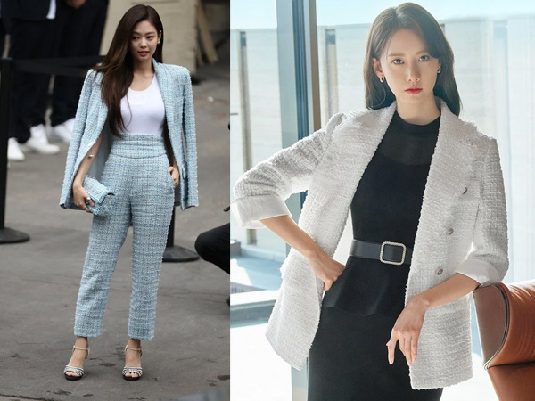 Học sao Hàn loạt ý tưởng lên đồ với áo khoác vải tweed siêu sang