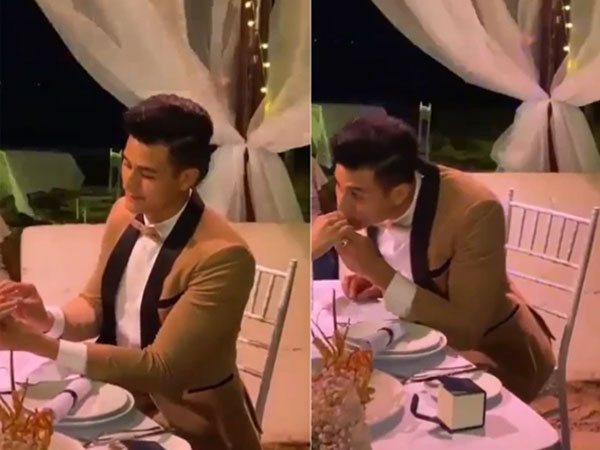 Rộ clip nghi Vĩnh Thụy cầu hôn bạn gái?