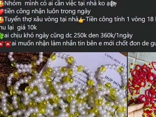 Kiếm việc làm tại nhà trong dịch Covid-19, 'dở khóc, dở cười' vì... bị lừa
