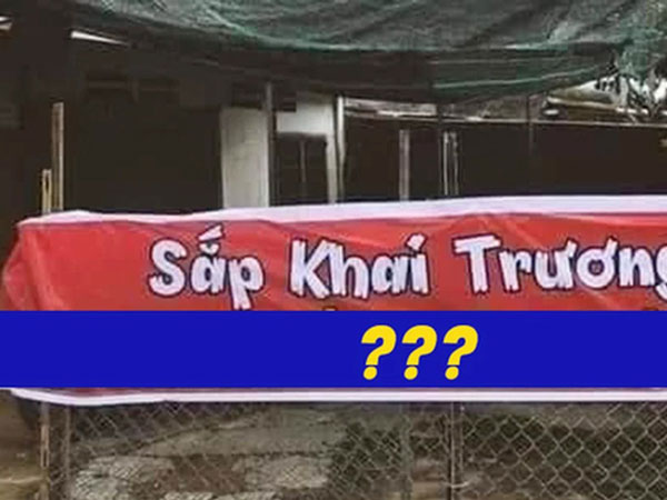 Quán treo biển 'Sắp khai trương' nhưng dòng chữ bên dưới khiến khách khứa té ngửa, dân mạng lại đồn có 1 âm mưu này
