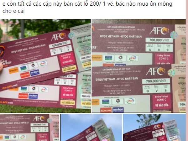 Ngày trước trận Việt Nam vs Nhật Bản: 'Phe vé' giảm nửa giá, người hâm mộ vẫn thờ ơ
