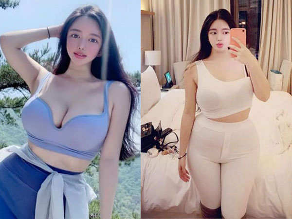 'Hot girl béo' xứ Hàn gây sốt với nhan sắc như búp bê, vòng 1 và vòng 3 lên đến 1m