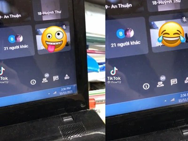 Học online buồn ngủ quá, nam sinh liền làm vài biểu cảm, cô giáo nhìn thấy chắc khóc thét đến nỗi tỉnh ngủ luôn