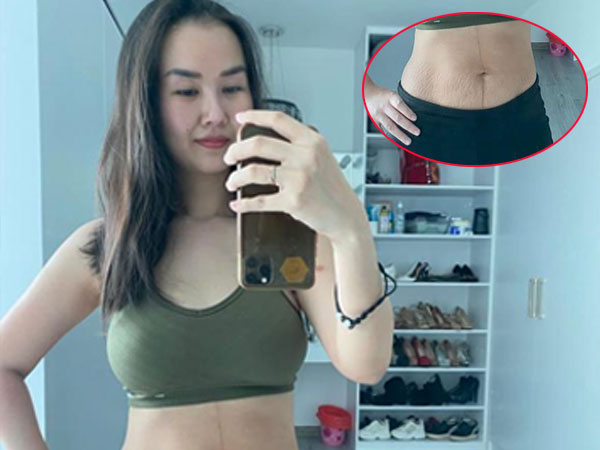 Võ Hạ Trâm lần đầu khoe vết rạn sau 4 tháng sinh con: 'Vẻ đẹp thiêng liêng mà bất cứ ai có con cũng nên tự hào'