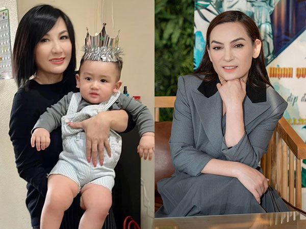 Cận mặt con trai thứ 2 của Wendy Phạm tại tiệc thôi nôi, dân tình phát hiện 1 điểm giống hệt cố ca sĩ Phi Nhung
