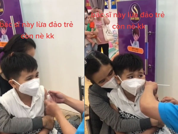 Clip 7 triệu view gây tranh cãi, cậu bé xưng 'tao' với nhân viên y tế ở điểm tiêm vắc xin: 'Tao biết mà, chích dô rồi, con người lừa đảo'
