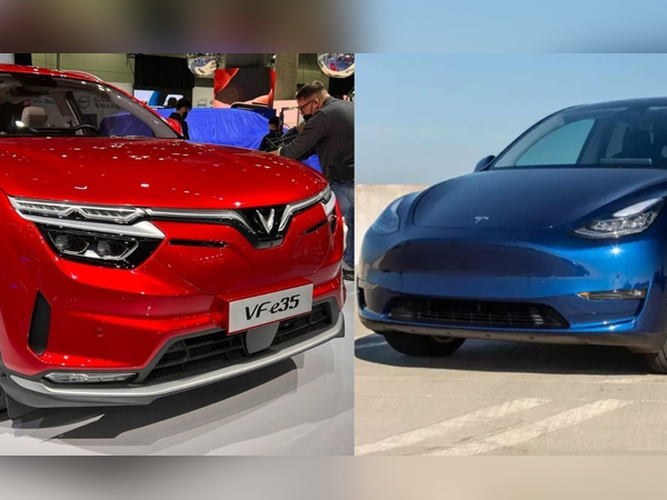 So găng xe điện VinFast VF e35 và Tesla Model Y trên đất Mỹ