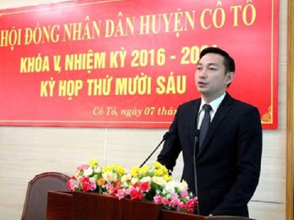 Xem xét khai trừ Đảng đối với Bí thư kiêm Chủ tịch huyện Cô Tô
