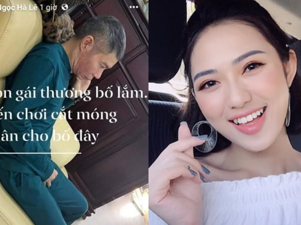 Bà xã Ngọc Hà chia sẻ hình ảnh 'cô con gái' ngồi cắt móng chân cho NSND Công Lý, danh tính và nguyên nhân gây bất ngờ