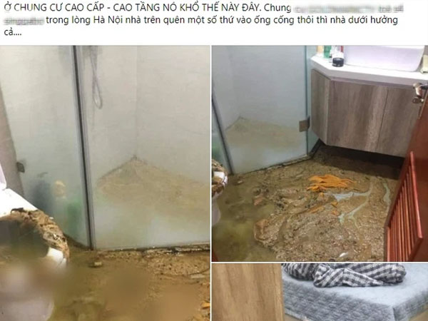 Chủ đầu tư căn hộ chung cư cao cấp nói gì về sự cố bồn cầu 'phun như núi lửa', chất thải ngập ngụa tới tận phòng ngủ?