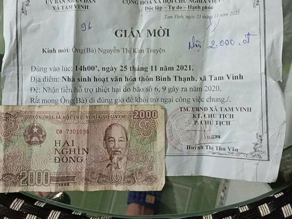 Mời dân lên chờ cả buổi nhận 2.000 đồng: Kiểm điểm trưởng phòng và chủ tịch xã