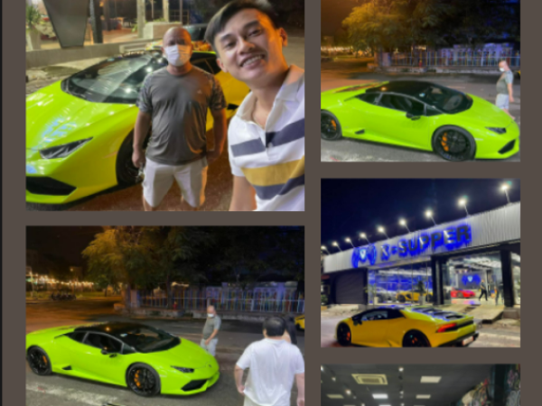 Sốc: Đại gia Sài Gòn mua siêu xe Lamborghini Huracan hơn chục tỷ tặng tài xế riêng