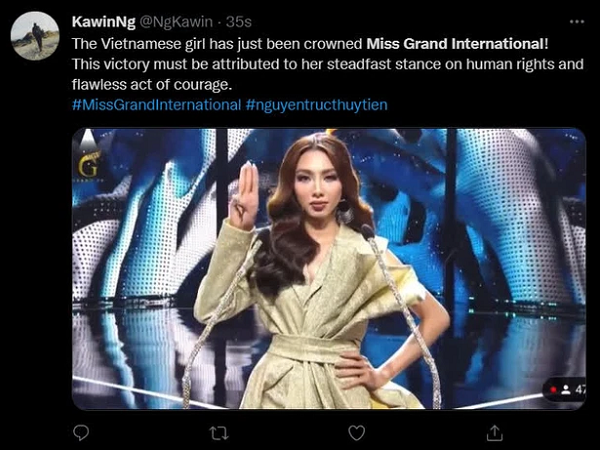 Truyền thông quốc tế rần rần đưa tin Thùy Tiên đăng quang Miss Grand, còn netizen khắp thế giới phản ứng ra sao?