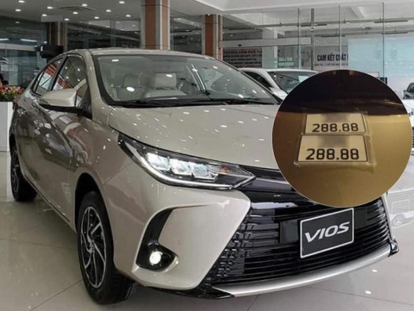Trung biển 'tứ quý 8', Toyota Vios rao bán 950 triệu đồng
