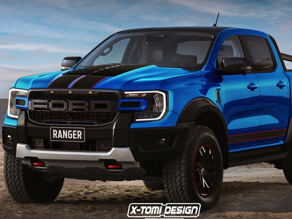 Xem trước Ford Ranger Raptor 2022: đẹp ngang F-150, tuỳ chọn máy xăng công suất tới 400 mã lực