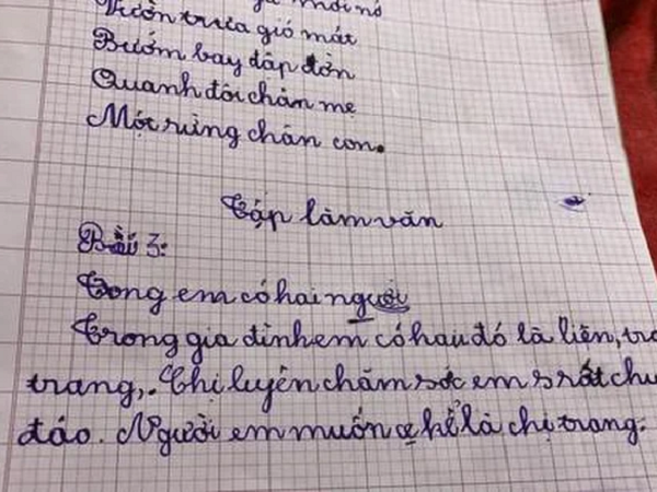 Làm văn tả 2 người chỉ gái, bé gái tiểu học khiến dân tình ôm bụng cười bởi màn 'quay xe' khét lẹt