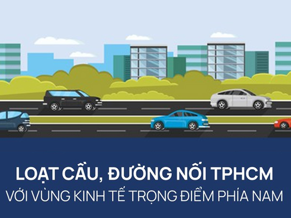 Loạt cầu, đường nối TPHCM với vùng kinh tế trọng điểm phía Nam đang thi công tới đâu?