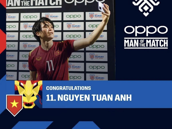 MXH 'dậy sóng' trước hình ảnh Tuấn Anh nhận giải 'cầu thủ xuất sắc nhất trận'