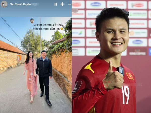 Bạn gái khoe 'con dê' tặng quà bố, netizens réo Quang Hải