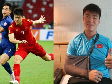 Duy Mạnh cập nhật tình hình sức khỏe, Tiến Linh lập tức chốt một câu 'căng đét'