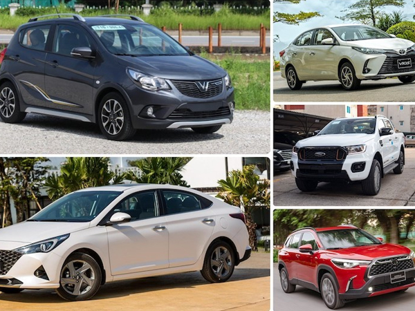 5 mẫu ô tô được người Việt mua nhiều nhất năm 2021