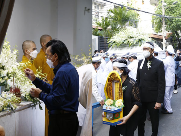 NSND Thanh Tuấn, NSƯT Thành Lộc, Hồng Tơ đến tiễn biệt nghệ sĩ cải lương Thanh Kim Huệ lần cuối