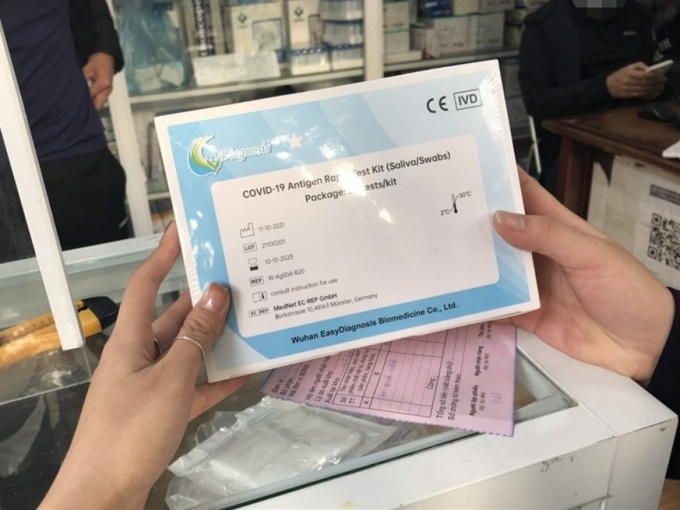 Cẩn trọng khi sử dụng kit test COVID-19 bằng nước bọt không rõ nguồn gốc