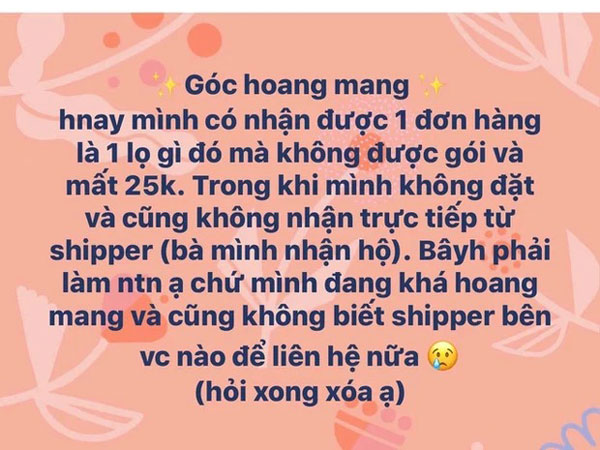 Cảnh báo chiêu thức lừa đảo mua hàng online mới: Tuyệt đối không trả xu nào cho đơn hàng mình không đặt!