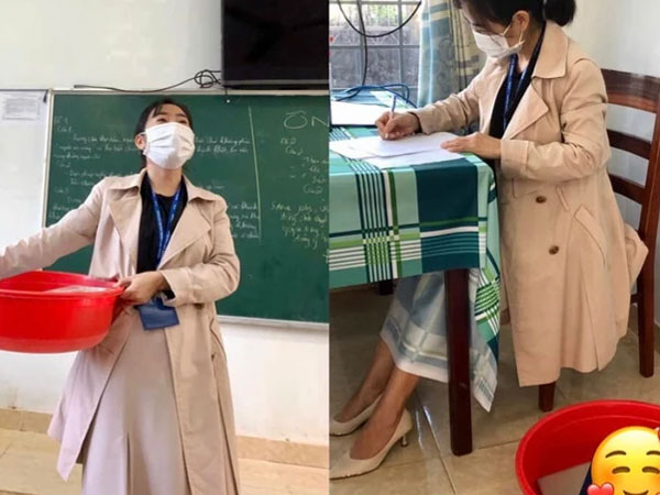 Không chỉ hội học sinh, cô giáo cũng bắt trend 'ngày không cặp sách' cực chất khiến ai nấy đều ngỡ ngàng