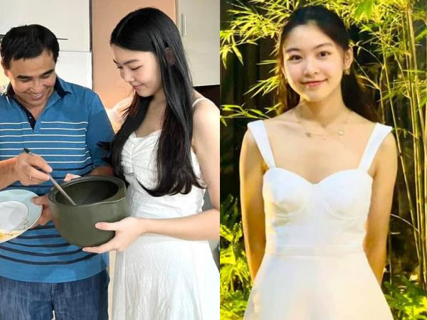 Ái nữ của Quyền Linh xuất hiện bên bố gây xôn xao vì quá xinh, chiều cao 1m7 như hoa hậu