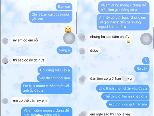 Cuộc nói chuyện của cô người yêu chính thức và 'tiểu tam' ngông cuồng khiến dân mạng bức xúc