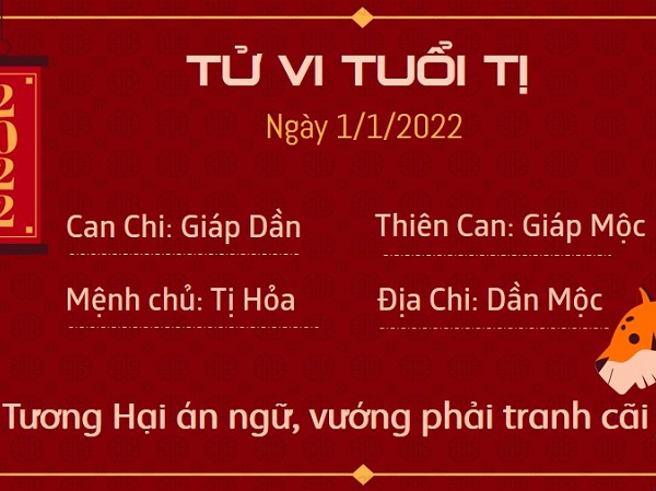 Tử vi thứ 7 ngày 01/01/2022 của 12 con giáp: Tị đón tài lộc, Thân hạn chế xuất hành đi xa
