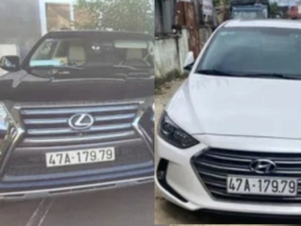 Công an vào cuộc xác minh xe Lexus và xe Hyundai trùng biển số