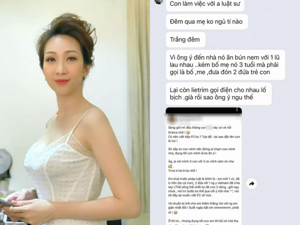 Lộ loạt tin nhắn cực sốc vụ Lều Phương Anh bị tố giật chồng, nữ ca sĩ chính thức lên tiếng