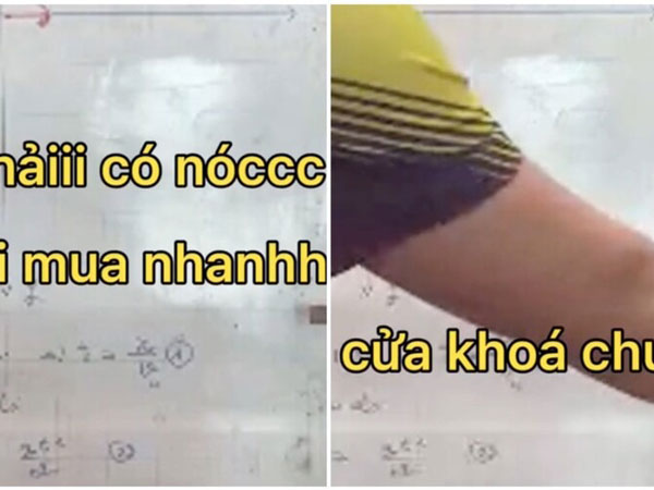 Đang dạy thì bút hết mực, thầy giáo 'sai nóc nhà' đi mua hộ, cái kết khiến học sinh cười ra nước mắt