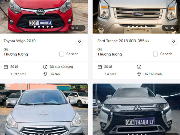 Ô tô hơn 100 triệu đồng, mua xe xiết nợ có chơi Tết