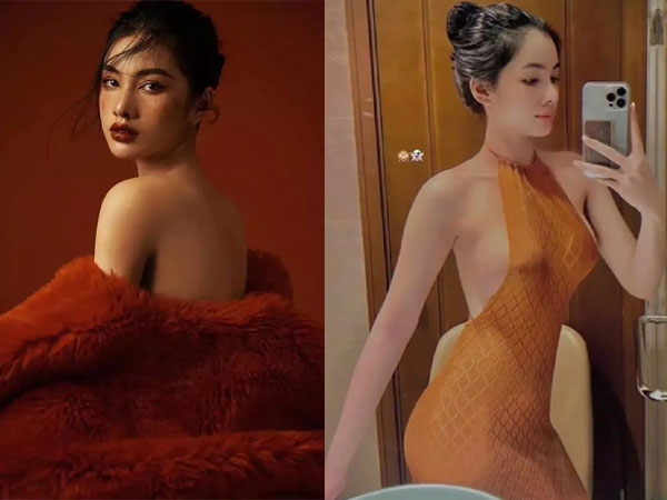Cẩm Đan diện áo như sắp tụt khoe vóc dáng gây mê