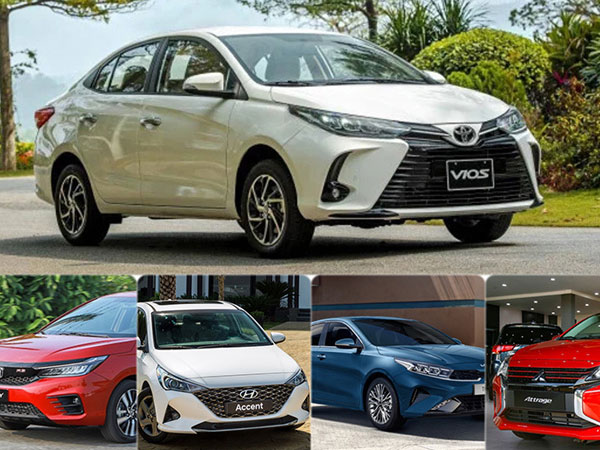 Xe sedan giá rẻ tháng 12: Vios vững ngôi đầu, City tăng tốc cuối năm