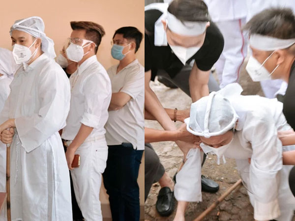 Tròn 100 ngày bố mất, Dương Triệu Vũ lần đầu chia sẻ loạt ảnh trong đám tang, khoảnh khắc NS Hoài Linh gục bên linh cữu bố gây xúc động